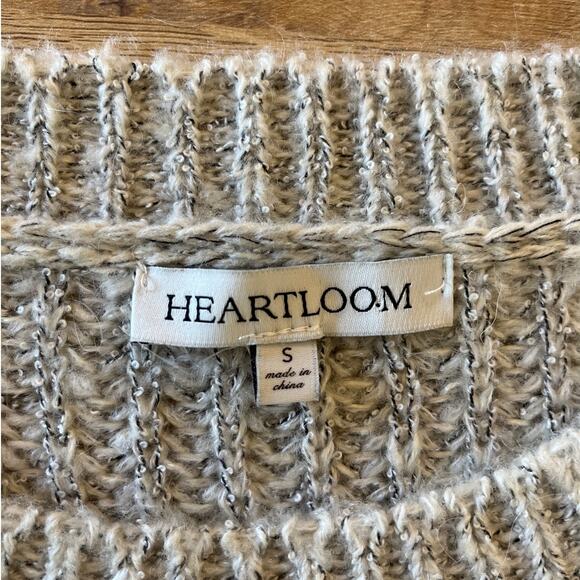 Heartloom Colorblocked Striped Crew Neck Sweater Size S Multicolor Chunky Ribbed - Picture 3 of 7